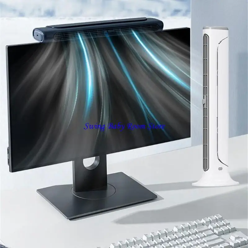 K1AD Computer Screen Fan Hanging Fan 3 Speeds Cooling Fan для офисных ноутбуков, настольного ПК
K1AD Computer Screen Fan Hanging Fan 3 Speeds Cooling Fan для офисных ноутбуков, настольного ПК