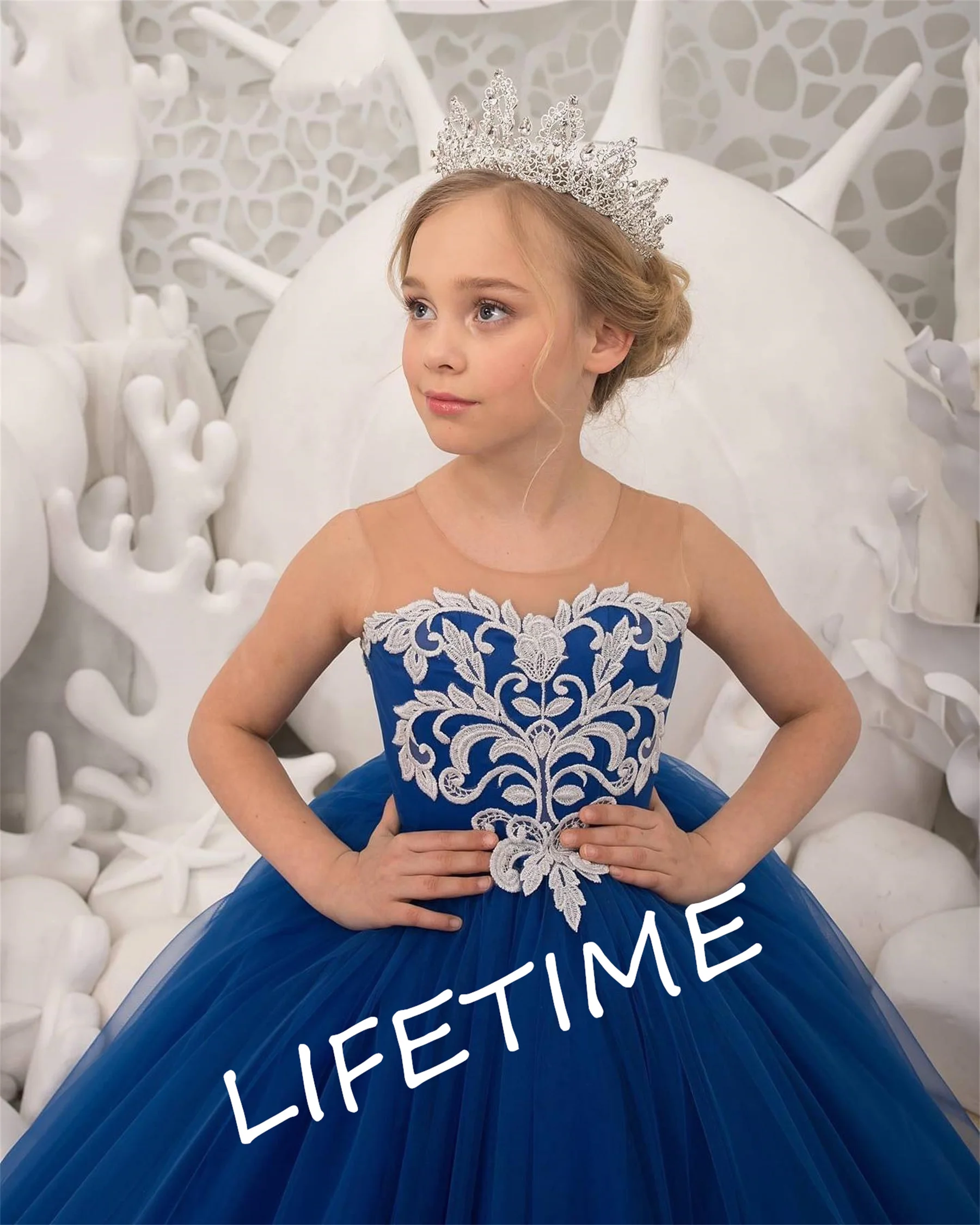 Royal Blue Puffy Flower Girl Dresses Long Princess Dress Lace Girl Birthday Party Dress A Line Girl Dress for Wedding
Royal Blue Puffy Flower Girl Dresses Long Princess Dress Lace Girl Birthday Party Dress A Line Girl Dress for Wedding