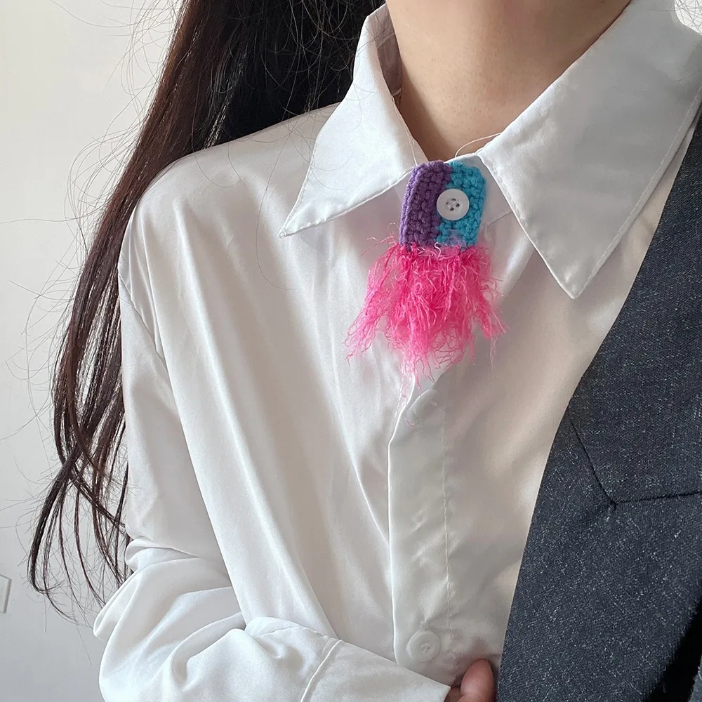 Unique Starfish Childlike Button Decoration Flower Tassel Knitted Fake Cravat Woolen Yarn Soft DIY Shirt Accessories Unisex
Unique Starfish Childlike Button Decoration Flower Tassel Knitted Fake Cravat Woolen Yarn Soft DIY Shirt Accessories Unisex