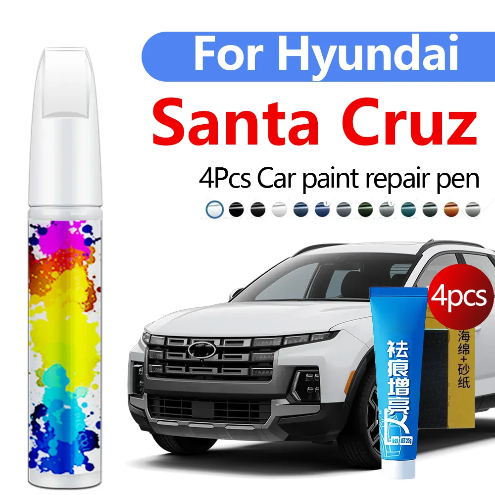 4 шт. для Hyundai Santa Cruz 2021-2025 аксессуары для ремонта царапин краска черный S3B ледяной белый WSS серый SY9 красная ручка для ремонта автомобильной краски
4 шт. для Hyundai Santa Cruz 2021-2025 аксессуары для ремонта царапин краска черный S3B ледяной белый WSS серый SY9 красная ручка для ремонта автомобильной краски