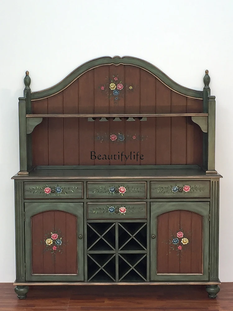 13Painted Sideboard Cabinet Storage Organizer Multi-Functional Dining Room Wall Wine Cabinet
13Painted Sideboard Cabinet Storage Organizer Multi-Functional Dining Room Wall Wine Cabinet