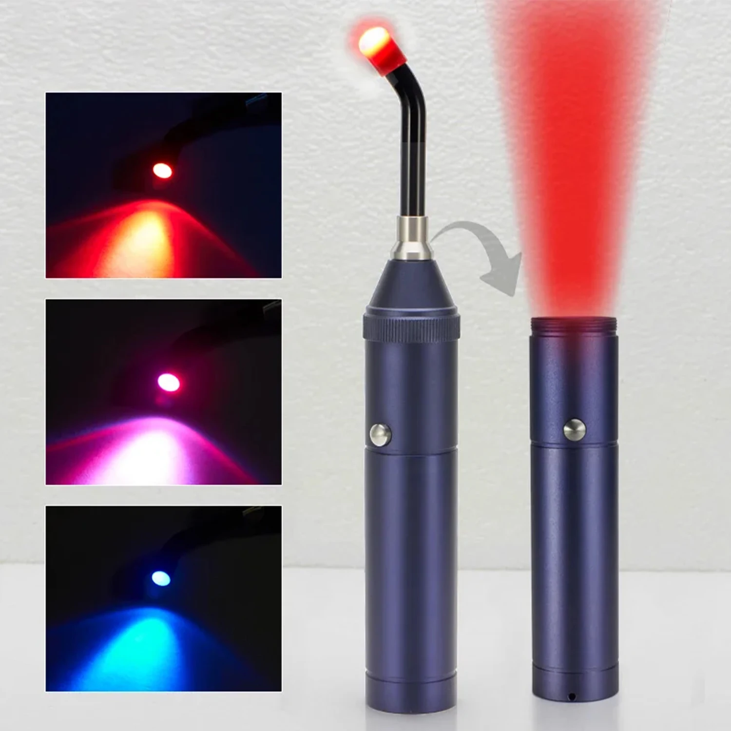 New Arrival Portable Red Light LED Flashlight 660nm 850nm Custom LED Therapy Light Handheld Torch for Pain Relief
New Arrival Portable Red Light LED Flashlight 660nm 850nm Custom LED Therapy Light Handheld Torch for Pain Relief