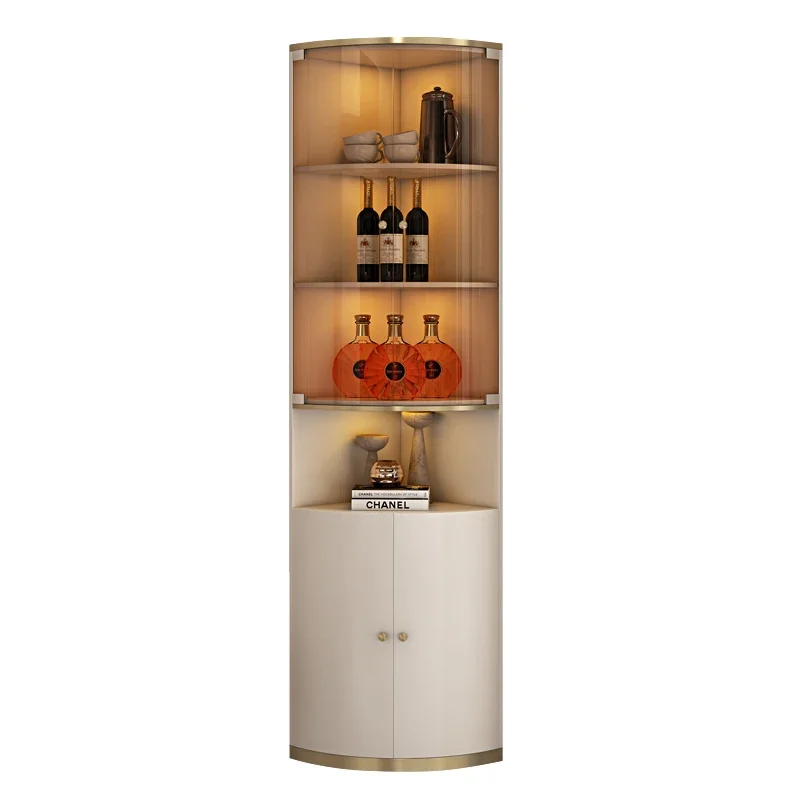 Italian light luxury wine cabinet corner solid wood display cabinet modern simple triangular locker
Italian light luxury wine cabinet corner solid wood display cabinet modern simple triangular locker