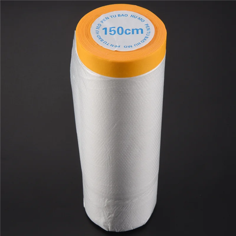 A18R -4 Rolls Clear Plastic Sheeting 4.9X 65.5 Ft Pre-Taped Masking Film Drop Cloths For Painting Automotive Painting Covering
A18R -4 Rolls Clear Plastic Sheeting 4.9X 65.5 Ft Pre-Taped Masking Film Drop Cloths For Painting Automotive Painting Covering