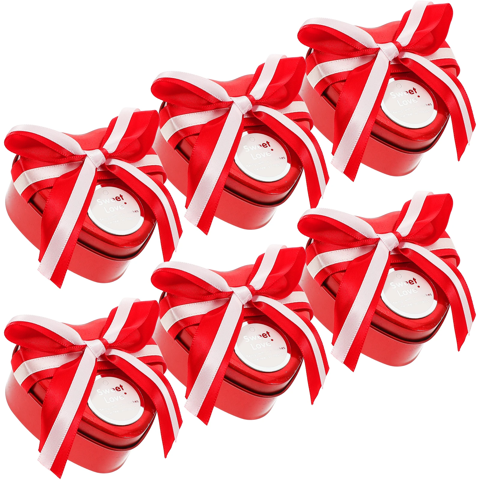 6pcs Heart Shaped Tin Boxes Candy Containers For Wedding Birthday Valentine'S Day Favor Small Treat Storage Gift Box Party Decor
6pcs Heart Shaped Tin Boxes Candy Containers For Wedding Birthday Valentine'S Day Favor Small Treat Storage Gift Box Party Decor