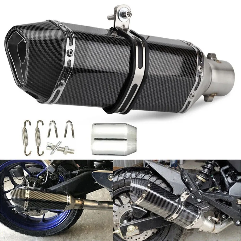 Hot Selling 51mm Universal Motorcycle Exhaust Pipe Muffler Ak Exhaust Escape Moto for Honda Yamaha Kawasaki Z650 R1 R3 R6 CBR300
Hot Selling 51mm Universal Motorcycle Exhaust Pipe Muffler Ak Exhaust Escape Moto for Honda Yamaha Kawasaki Z650 R1 R3 R6 CBR300