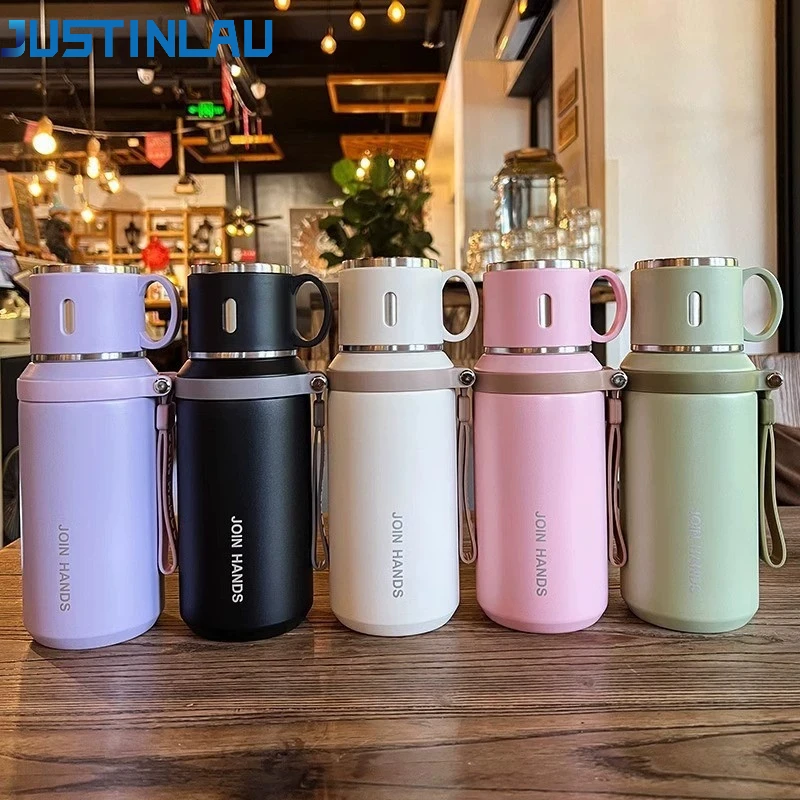 JUSTINLAU 600/800ML Thermos Cup 316 Stainless Steel Vacuum Flasks with Tea Strainer Portable Travel Sport Thermal Water Bottle
JUSTINLAU 600/800ML Thermos Cup 316 Stainless Steel Vacuum Flasks with Tea Strainer Portable Travel Sport Thermal Water Bottle