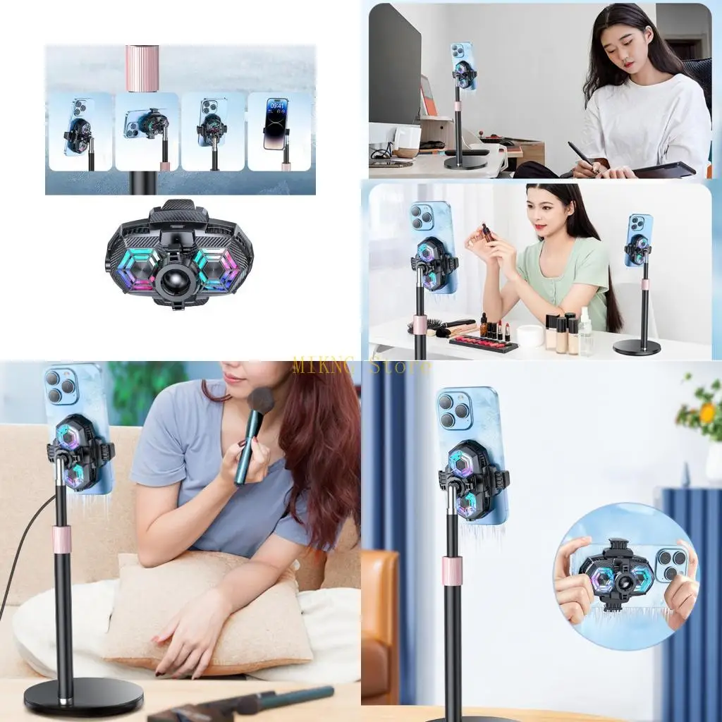 Phone Cooling Stand 1/4 Screw Hole and Type C Input For Fast Heat Dissipation best sale
Phone Cooling Stand 1/4 Screw Hole and Type C Input For Fast Heat Dissipation best sale