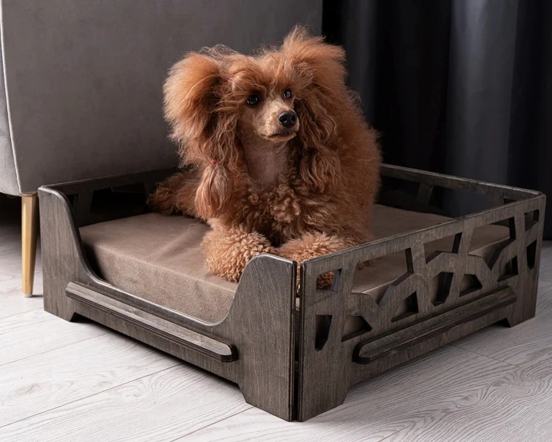 Поднятая кровать для собак, современная деревянная кровать для домашних животных, мебель для домашних животных, роскошная приподнятая кровать для домашних животных
Поднятая кровать для собак, современная деревянная кровать для домашних животных, мебель для домашних животных, роскошная приподнятая кровать для домашних животных