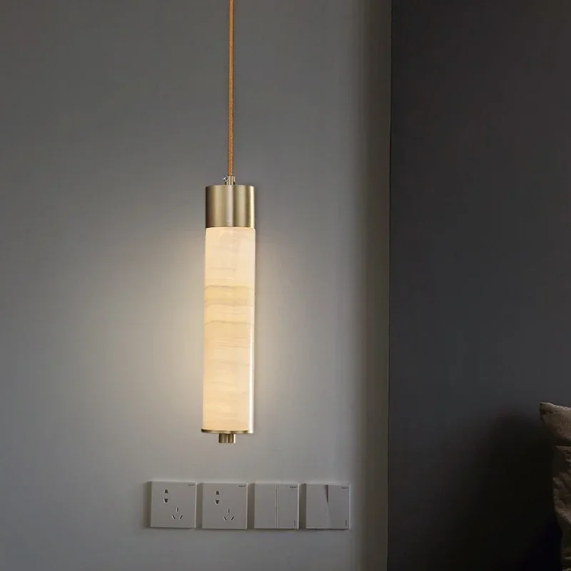 SANDYHA Modern Minimalist Nordic Luxury Chandelier All Copper Stone Pendant Light for Bedroom Dining Room Decoration Lighting
SANDYHA Modern Minimalist Nordic Luxury Chandelier All Copper Stone Pendant Light for Bedroom Dining Room Decoration Lighting