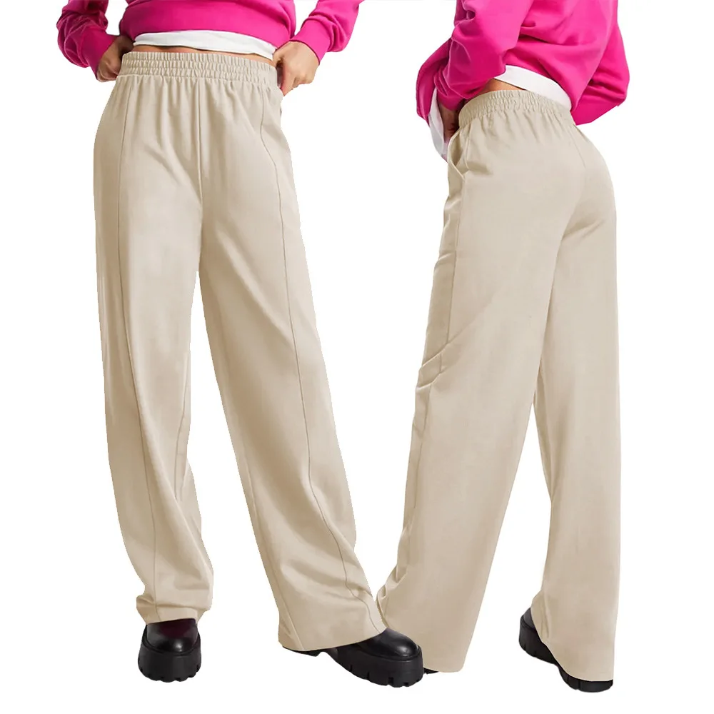 Женские свободные прямые брюки европейского размера на весну/осень — повседневные широкие спортивные брюки. Удобные брюки для дома.
Женские свободные прямые брюки европейского размера на весну/осень — повседневные широкие спортивные брюки. Удобные брюки для дома.