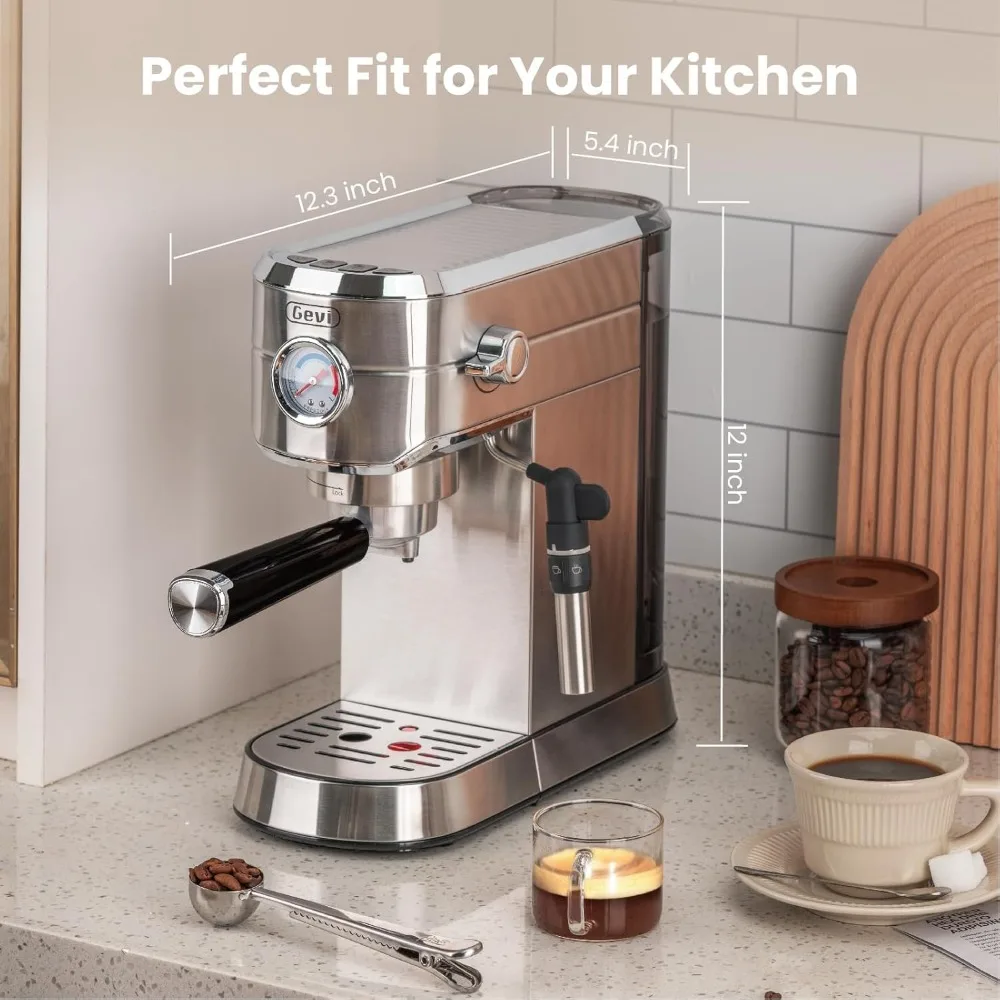 Espresso Expresso Machine 20 Bar with Auto Milk Frother, Professional Espresso Maker with Steam Wand
Espresso Expresso Machine 20 Bar with Auto Milk Frother, Professional Espresso Maker with Steam Wand