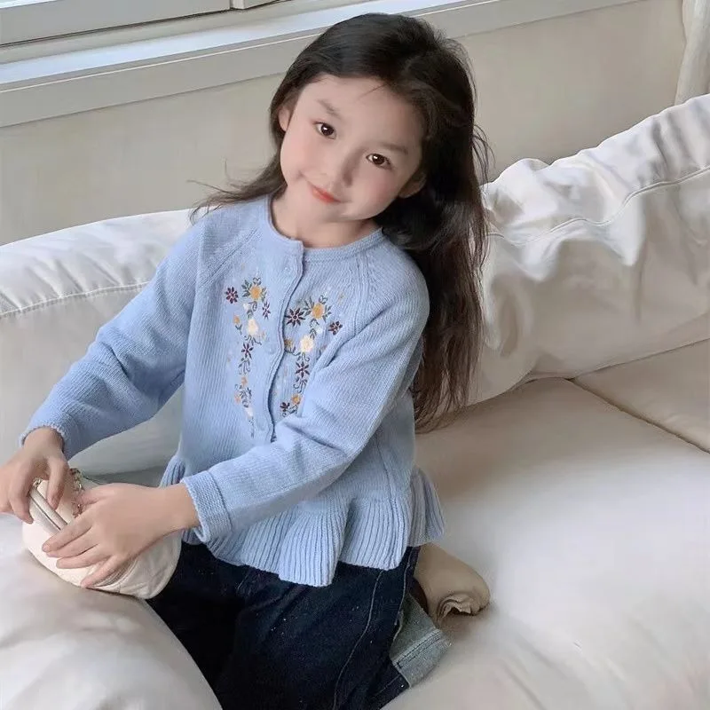 Кардиганы для девочек, свитера, весенне-осенняя одежда, модная весенняя одежда для маленьких девочек, модная корейская верхняя одежда
Кардиганы для девочек, свитера, весенне-осенняя одежда, модная весенняя одежда для маленьких девочек, модная корейская верхняя одежда