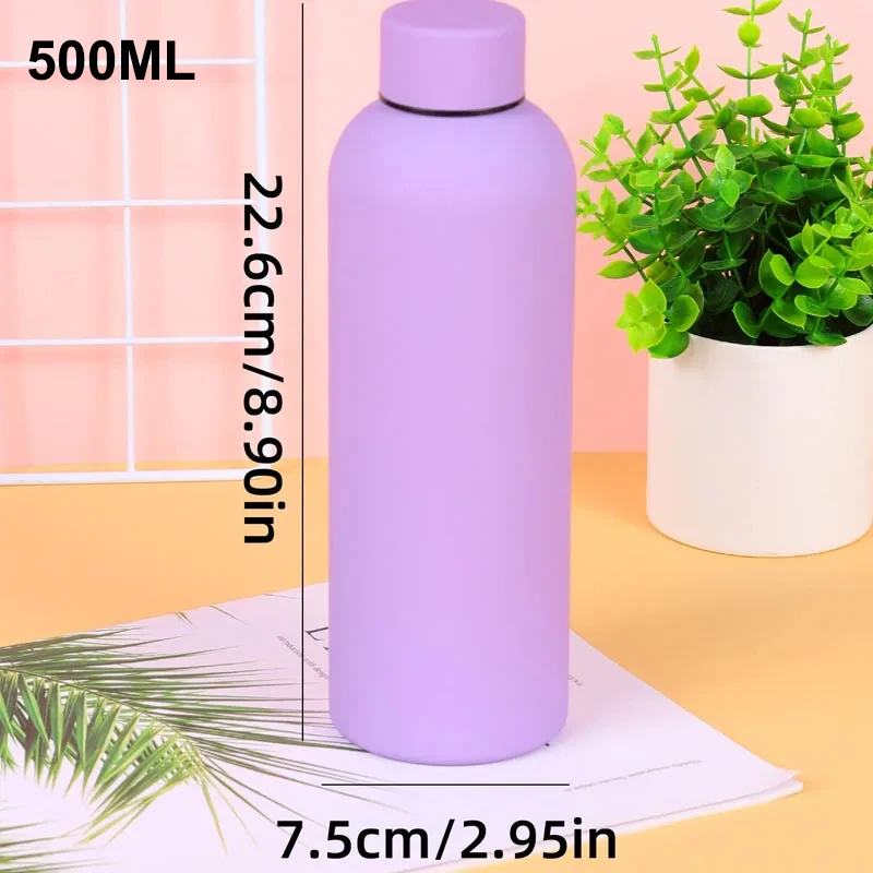 500/750ML Small Mouth Thermos Cup, Outdoor Stainless Steel Bottle, Rubber Paint Sports Kettle, Thickened Double Water Cup
500/750ML Small Mouth Thermos Cup, Outdoor Stainless Steel Bottle, Rubber Paint Sports Kettle, Thickened Double Water Cup