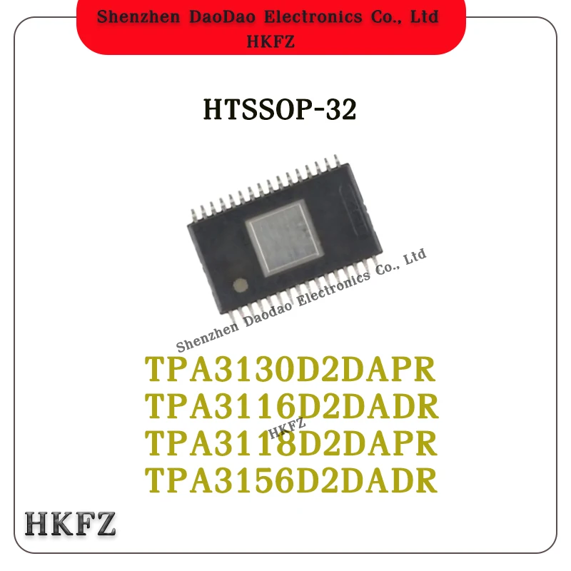 5Pcs TPA3130D2DAPR TPA3116D2DADR TPA3118D2DAPR TPA3156D2DADR TPA3130 TPA3116 TPA3118 TPA3156 TPA IC Chip HTSSOP-32
5Pcs TPA3130D2DAPR TPA3116D2DADR TPA3118D2DAPR TPA3156D2DADR TPA3130 TPA3116 TPA3118 TPA3156 TPA IC Chip HTSSOP-32