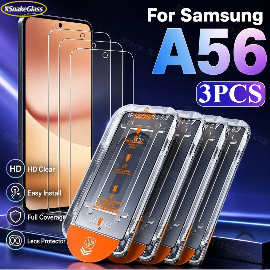 3PCS Tempered Glass for Samsung Galaxy A56 A55 A54 A53 A52 A51 A36 A26 A16 A17 A37 A57 “A” Series Easy Installation,Bubble-Free
3PCS Tempered Glass for Samsung Galaxy A56 A55 A54 A53 A52 A51 A36 A26 A16 A17 A37 A57 “A” Series Easy Installation,Bubble-Free