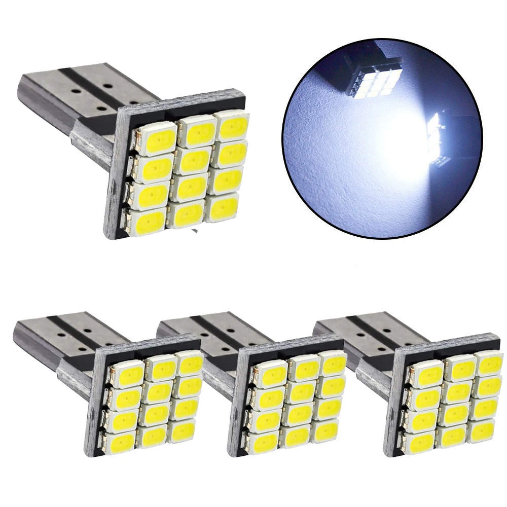 4pcs T10 W5W 12SMD 1206 Car Wedge White LED DC 12V Canbus No Error Decoder External Lights License Plate Lamp Corner Backup Led
4pcs T10 W5W 12SMD 1206 Car Wedge White LED DC 12V Canbus No Error Decoder External Lights License Plate Lamp Corner Backup Led