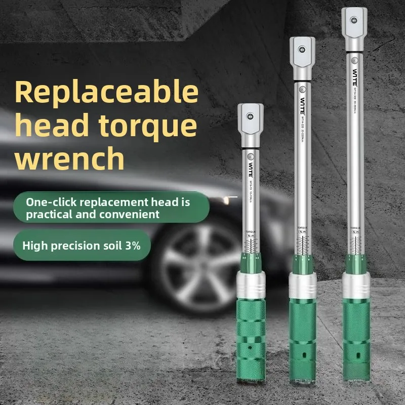 Open Torque Wrench Adjustable Preset High-precision Replaceable Head Torque Torque Kg Socket Movable Head
Open Torque Wrench Adjustable Preset High-precision Replaceable Head Torque Torque Kg Socket Movable Head