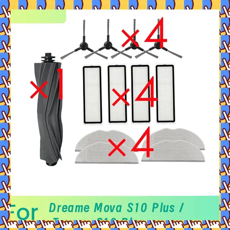 A20M 13 Pcs For Dreame Mova S10 Plus / Trouver S10 Plus Sweeping Robot Main Side Brush Mop Filter Cleaner Parts Replacement
A20M 13 Pcs For Dreame Mova S10 Plus / Trouver S10 Plus Sweeping Robot Main Side Brush Mop Filter Cleaner Parts Replacement