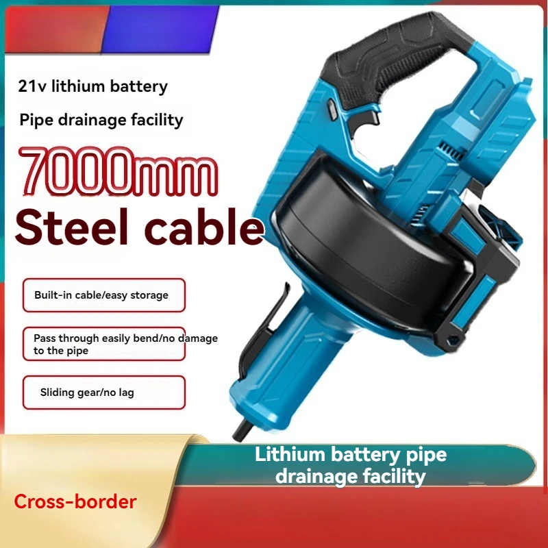 Lithium Battery Pipeline Dredging Tool, Portable Kitchen Drain, Toilet, Toilet Blockage Cleaning Tool
Lithium Battery Pipeline Dredging Tool, Portable Kitchen Drain, Toilet, Toilet Blockage Cleaning Tool