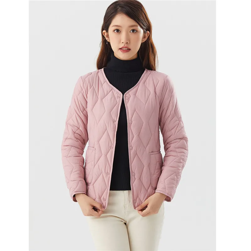 Single Breasted Cotton-Padded Parkas Autumn Winter Women Warm Light Down Cotton Coat Ladies Long Sleeve Short Jacket Outwears
Single Breasted Cotton-Padded Parkas Autumn Winter Women Warm Light Down Cotton Coat Ladies Long Sleeve Short Jacket Outwears
