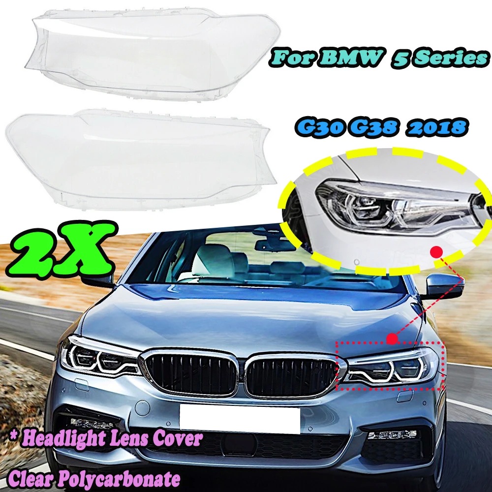 Крышка передней фары автомобиля для BMW 5 серии G30 G38 525i 530i 540i 2016 2017 2018 2019 Абажур для фары Стеклянный корпус линзы
Крышка передней фары автомобиля для BMW 5 серии G30 G38 525i 530i 540i 2016 2017 2018 2019 Абажур для фары Стеклянный корпус линзы