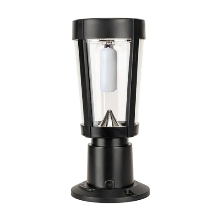 Amphora Solar Accent Post Light, Modern 12" Height Lamp with Flush Mount Pier Base, Includes Fitter for 3" Lamp Posts, 120 Lume
Amphora Solar Accent Post Light, Modern 12" Height Lamp with Flush Mount Pier Base, Includes Fitter for 3" Lamp Posts, 120 Lume