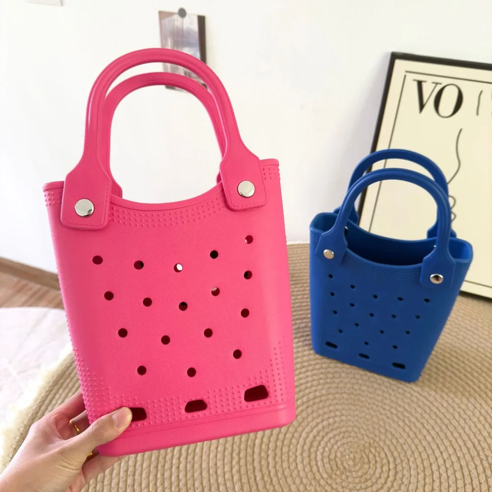 Summer Women Tote Handbag Sundries Organizer Solid Color Waterproof Beach Bag Durable Portable Storage Baskets Camping
Summer Women Tote Handbag Sundries Organizer Solid Color Waterproof Beach Bag Durable Portable Storage Baskets Camping