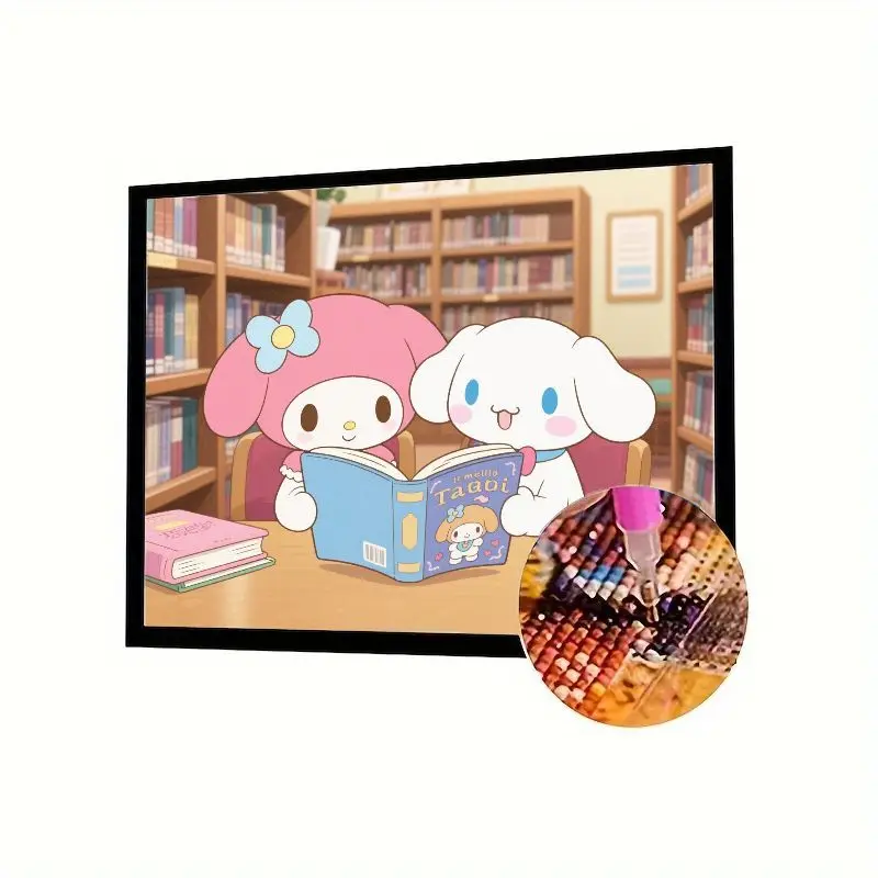 1 шт. Sanrio My Melody & Cinnamoroll Reading in Library 5D набор для алмазной живописи - милая полная дрель DIY Rhinestone Art Mosaic для рекламы
1 шт. Sanrio My Melody & Cinnamoroll Reading in Library 5D набор для алмазной живописи - милая полная дрель DIY Rhinestone Art Mosaic для рекламы