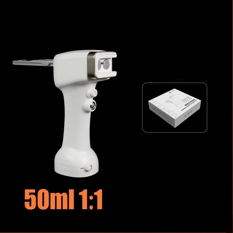 1PC 50ml 1:1 Dental Automatic Impression Silicone Mixer Dispenser Gun Mixing Electric Machine Adhensive Dentistry Instruments
1PC 50ml 1:1 Dental Automatic Impression Silicone Mixer Dispenser Gun Mixing Electric Machine Adhensive Dentistry Instruments