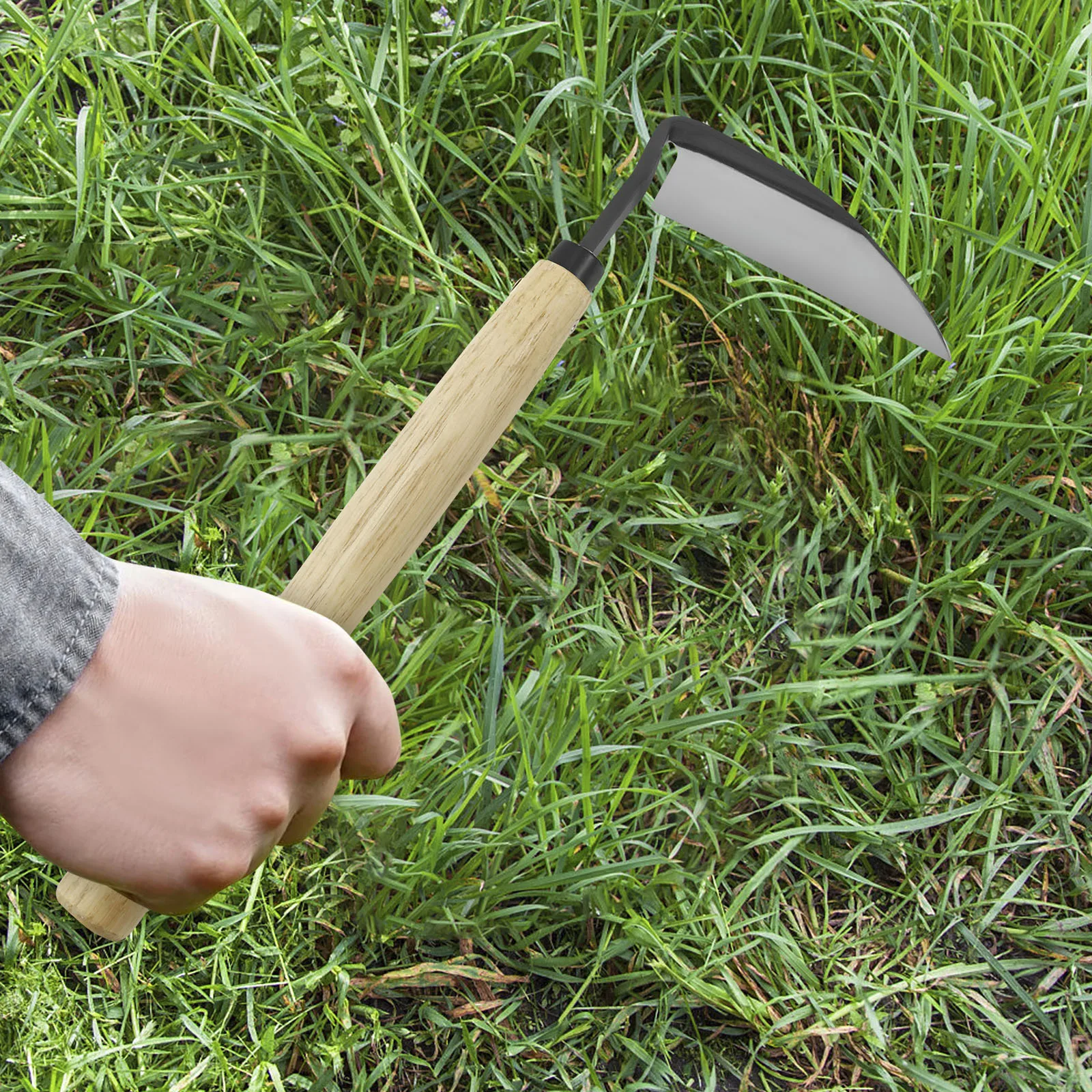 Japanese Weeding Sickle Wooden Handle Weed Remover Composite Steel Blade Bent Sickle Hand Hoe Sickle Garden Tool Cultivating
Japanese Weeding Sickle Wooden Handle Weed Remover Composite Steel Blade Bent Sickle Hand Hoe Sickle Garden Tool Cultivating