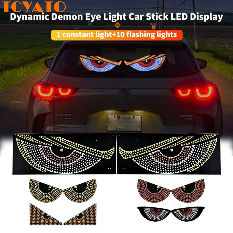 TCYATO Truck, van, car stickers, LED front and rear glass lights, dynamic USB interface, no wiring required, emoticon
TCYATO Truck, van, car stickers, LED front and rear glass lights, dynamic USB interface, no wiring required, emoticon