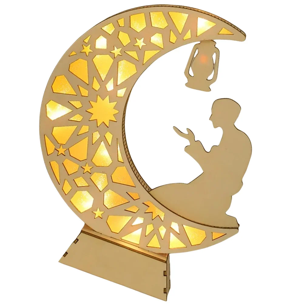 Ramadan Wood LED Lamp Exquisite Wooden Craft Decorative Light Ramadan Lamp Tabletop Ornament Eid Mubarak Festival Light Home
Ramadan Wood LED Lamp Exquisite Wooden Craft Decorative Light Ramadan Lamp Tabletop Ornament Eid Mubarak Festival Light Home