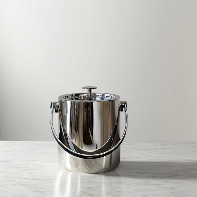 Stainless steel ice household creative champagne bucket red wine chilled light luxury ice ice storage bucket
Stainless steel ice household creative champagne bucket red wine chilled light luxury ice ice storage bucket
