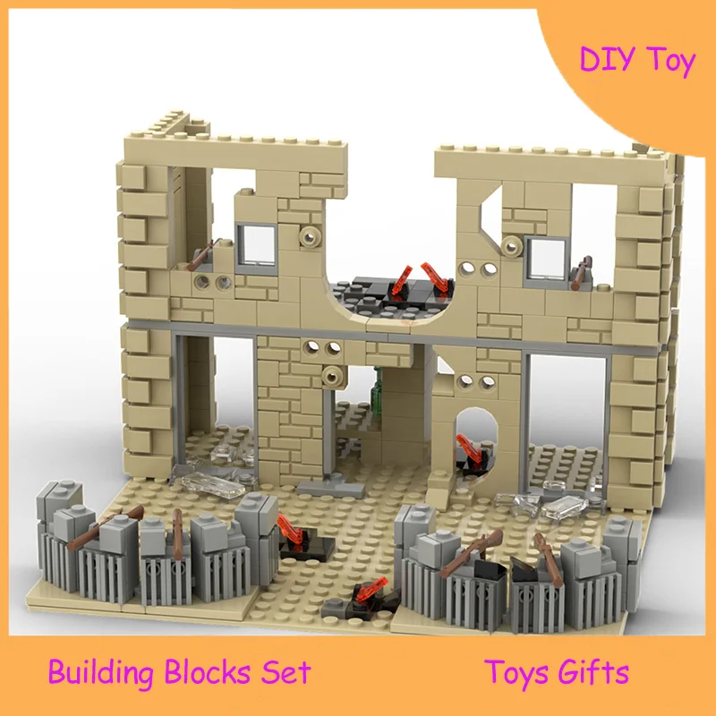 MOC Military Battlefield Ruins Building Blocks Toy Set Fortification Model Construction Blocks for Creative Play Toys Gifts
MOC Military Battlefield Ruins Building Blocks Toy Set Fortification Model Construction Blocks for Creative Play Toys Gifts