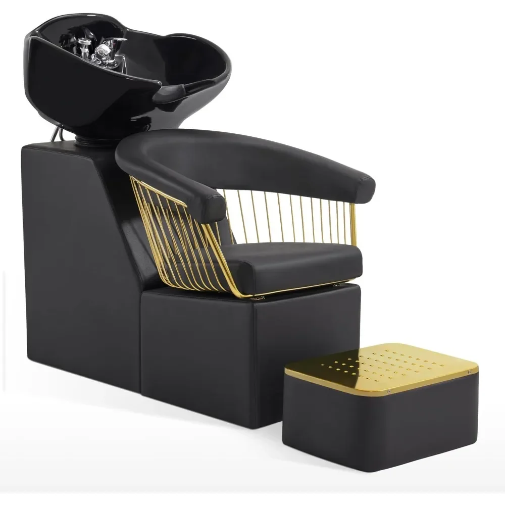 Salon Shampoo Chair, Detachable Foot Operated Backwash Water Table Chair, Adjustable Ceramic Hair Salon Shampoo Chair
Salon Shampoo Chair, Detachable Foot Operated Backwash Water Table Chair, Adjustable Ceramic Hair Salon Shampoo Chair