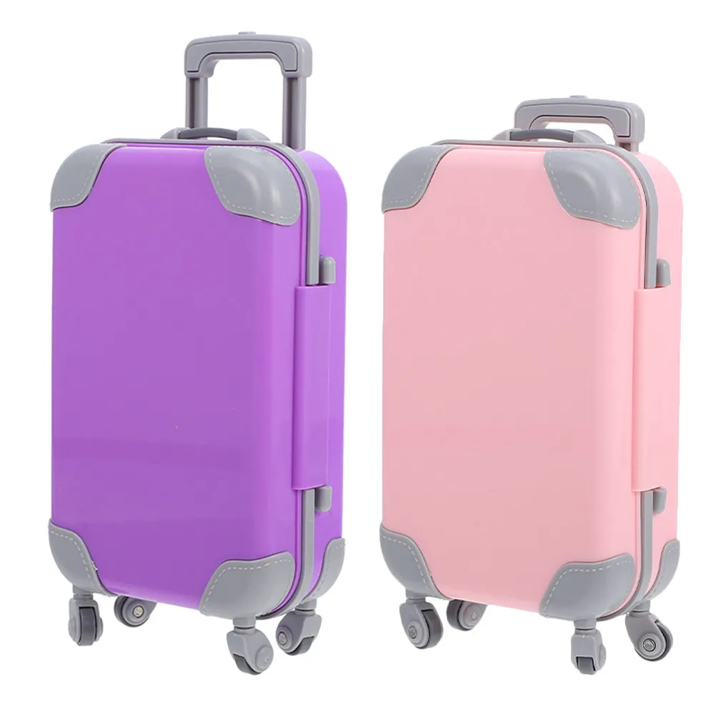 2Pcs Miniature Suitcase for 18 Inch American Portable Mini Trolley Luggage Box Kids Play Simulated Travel
2Pcs Miniature Suitcase for 18 Inch American Portable Mini Trolley Luggage Box Kids Play Simulated Travel