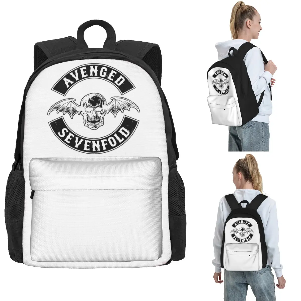 Black Half Circle Bat Wings Skull Backpack Hot Sale Daypack Large Capacity Kids BookBag School Bag Shoulder Bags for Men Women
Black Half Circle Bat Wings Skull Backpack Hot Sale Daypack Large Capacity Kids BookBag School Bag Shoulder Bags for Men Women