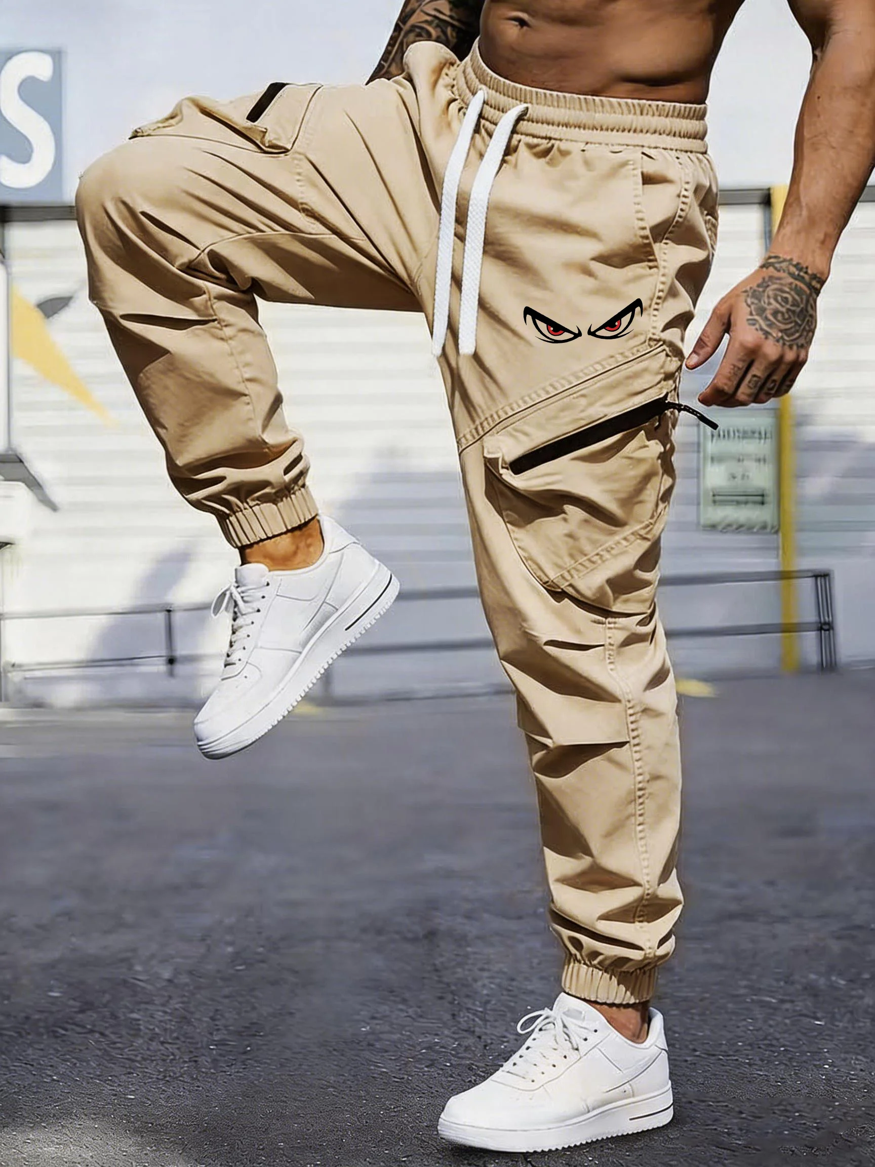 Men's Outdoor Cargo Pants: Featuring zippered pockets and a drawstring waist—the ideal choice for work and commuting
Men's Outdoor Cargo Pants: Featuring zippered pockets and a drawstring waist—the ideal choice for work and commuting