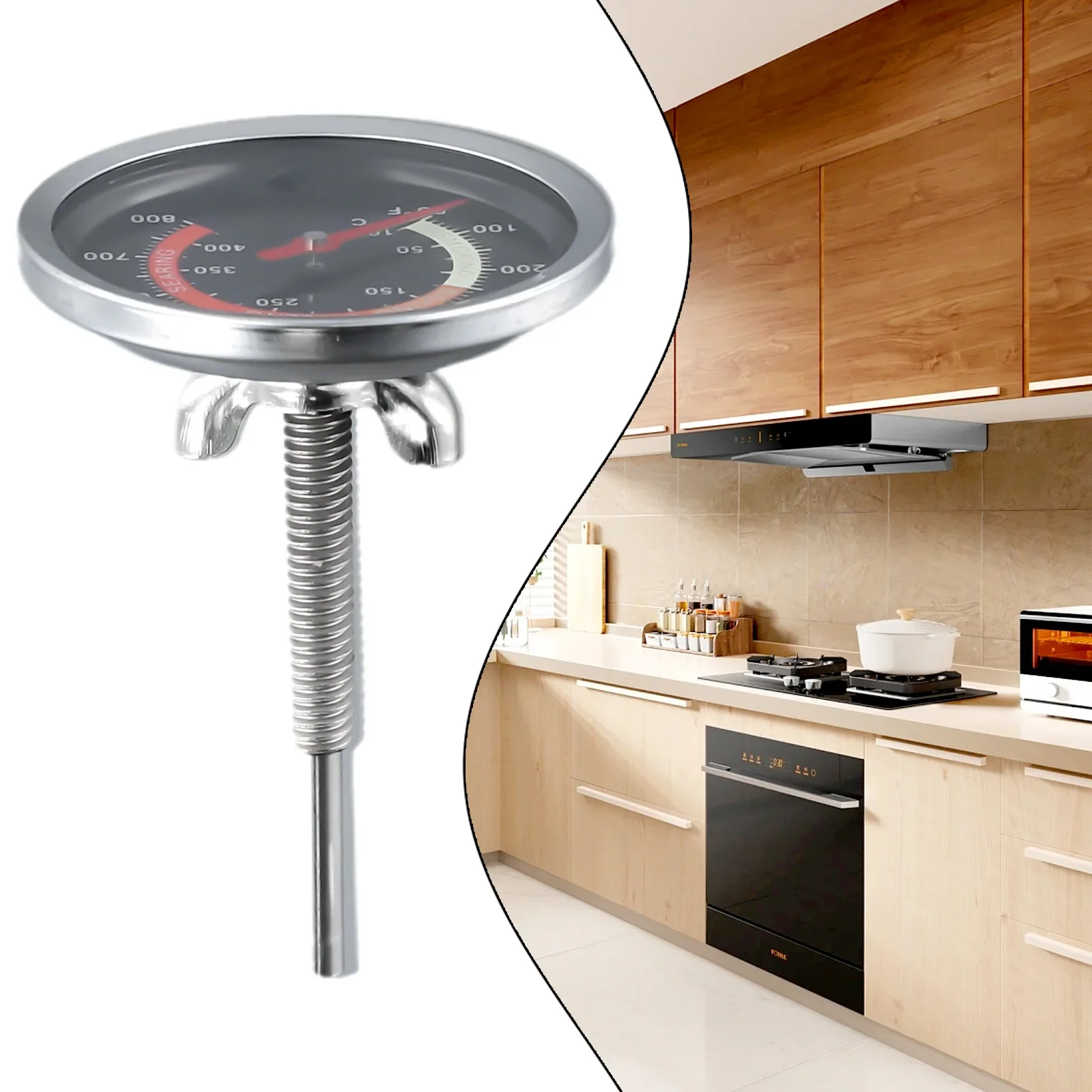 Brand New Thermometer Temp Gauge BBQ Tools Spare Parts Temperature 10~400℃ M10 Screw Oven Portable Replacement
Brand New Thermometer Temp Gauge BBQ Tools Spare Parts Temperature 10~400℃ M10 Screw Oven Portable Replacement