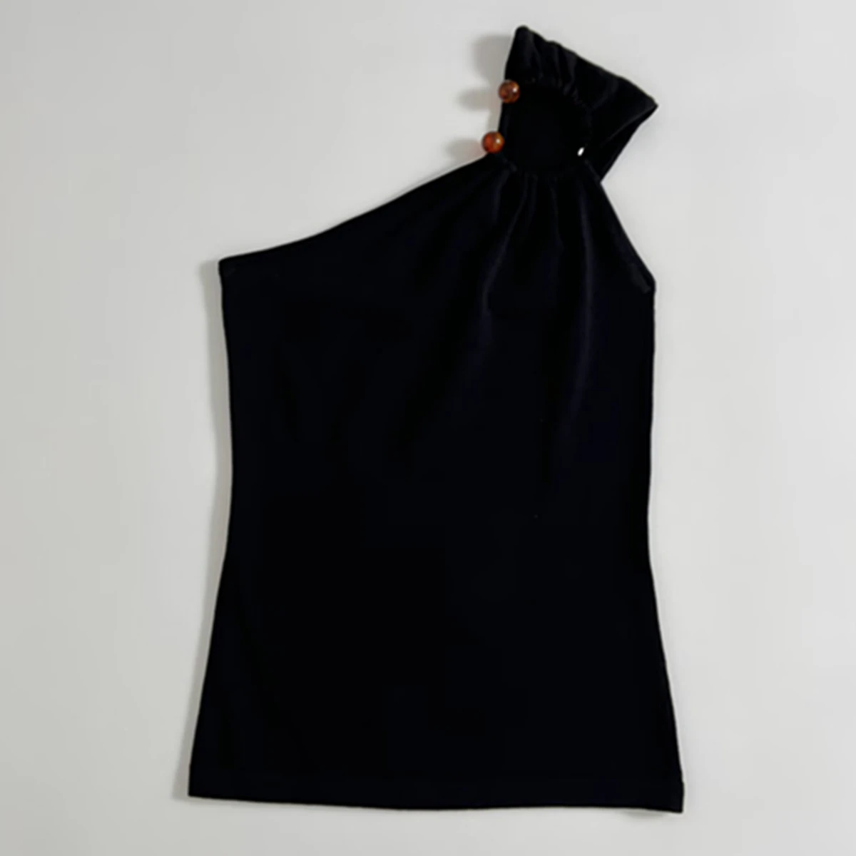 Jenny&Dave Minimalist Women's Buckle Sexy Single Shoulder T-shirt Women French Elegance Summer Shirt Pullover Tops
Jenny&Dave Minimalist Women's Buckle Sexy Single Shoulder T-shirt Women French Elegance Summer Shirt Pullover Tops