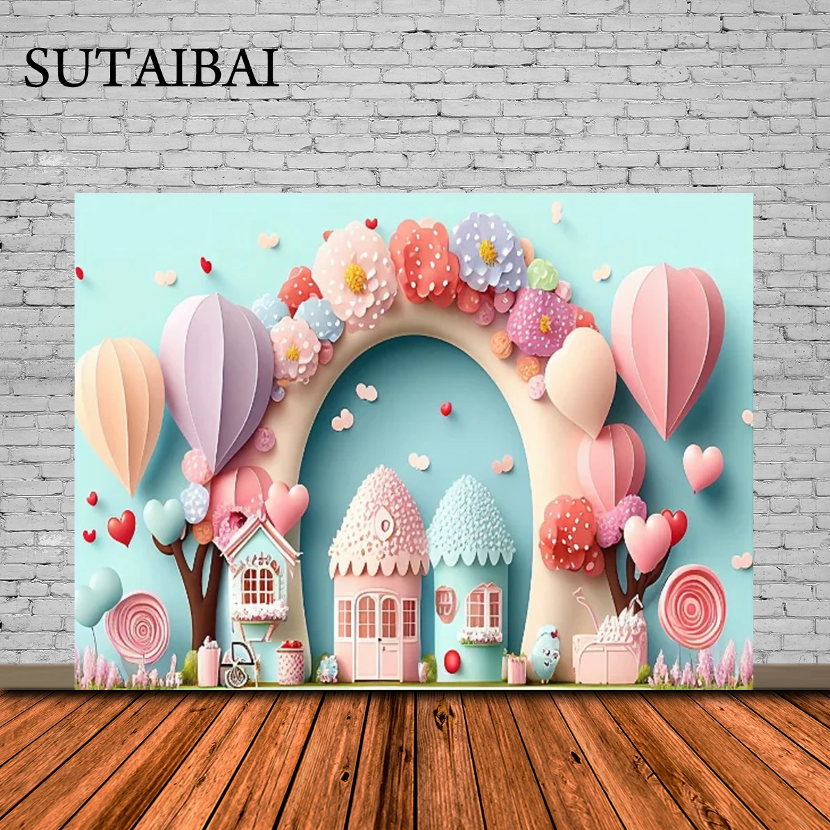 Photography Background Rainbow Balloon Colorful Flower Castle Girl Birthday Party Cake Smash Decor Backdrop Photo Studio
Photography Background Rainbow Balloon Colorful Flower Castle Girl Birthday Party Cake Smash Decor Backdrop Photo Studio