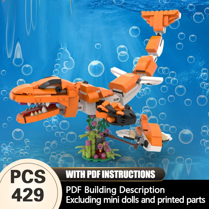 Creators Animal Series Model MOC Building Bricks Mosasaur Alternative Build Modular Technology Gifts Holiday Assemble Toys Suit
Creators Animal Series Model MOC Building Bricks Mosasaur Alternative Build Modular Technology Gifts Holiday Assemble Toys Suit