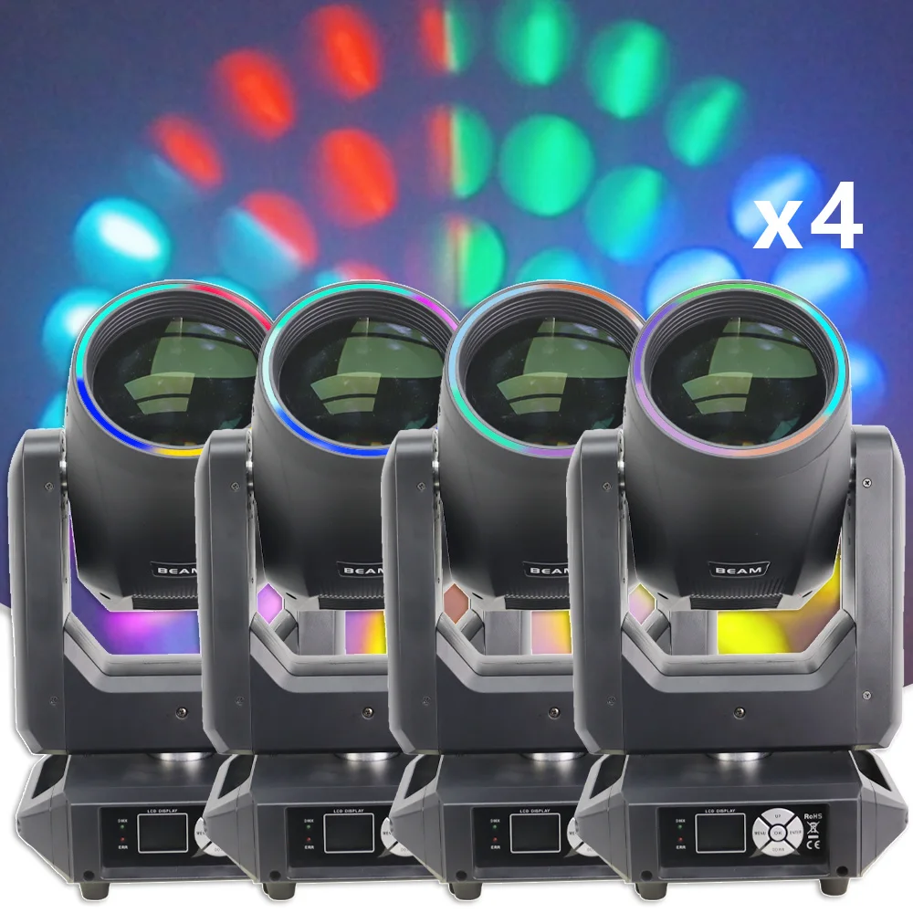 4PCS Beam Spot Moving Head Light 295W Bulb 14R Rainbow Frost Focus DMX Music Party Club Dj Disco Stage Lighting Wedding Lights
4PCS Beam Spot Moving Head Light 295W Bulb 14R Rainbow Frost Focus DMX Music Party Club Dj Disco Stage Lighting Wedding Lights
