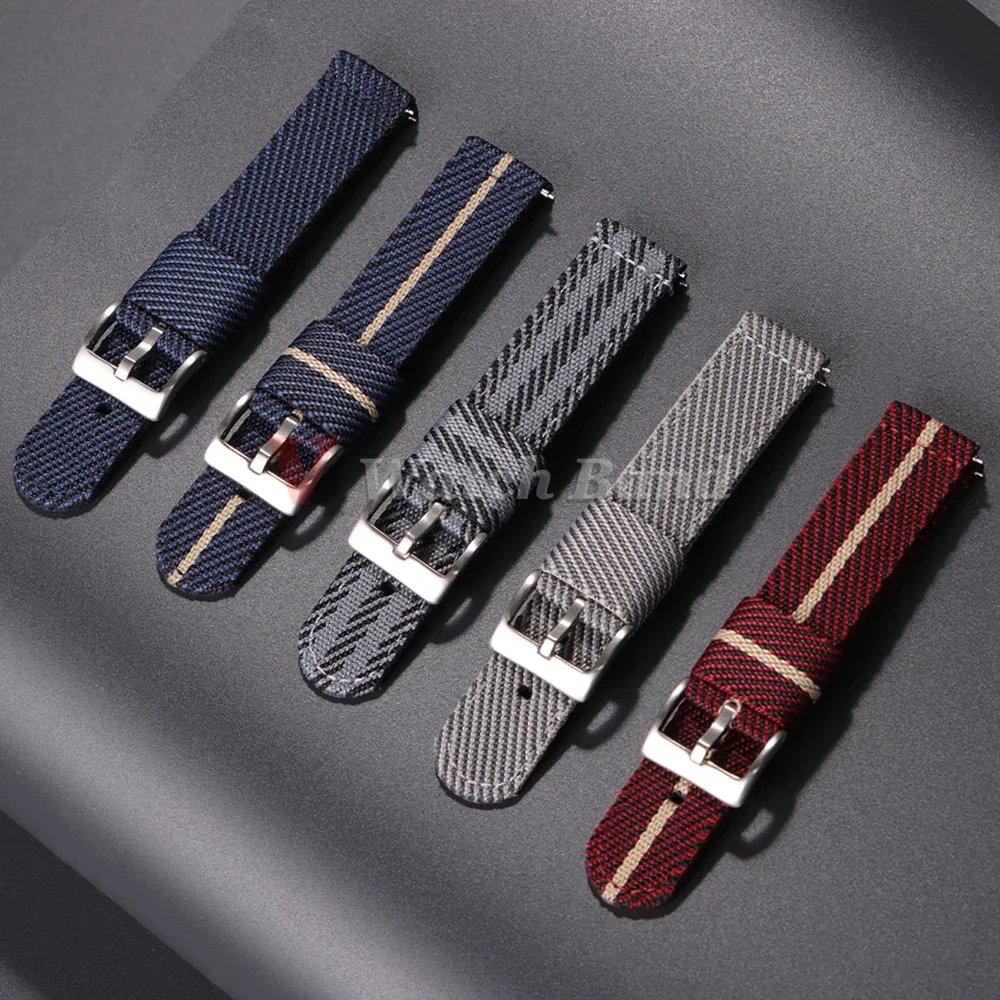 Quick Release Washable Durable Nylon Watchband for Iwc for TISSOT for 60s French Troops Strap 20mm 22mm Outdoor Watch Bracelet
Quick Release Washable Durable Nylon Watchband for Iwc for TISSOT for 60s French Troops Strap 20mm 22mm Outdoor Watch Bracelet