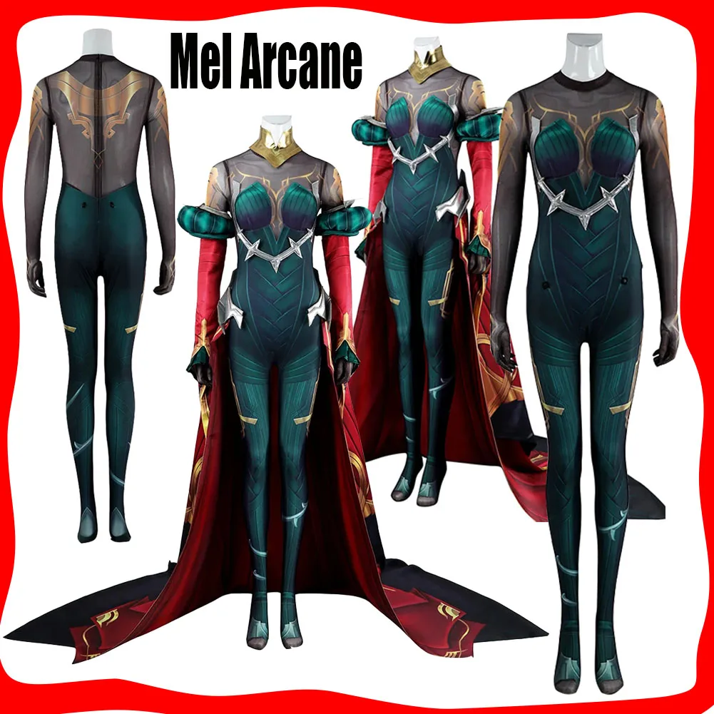 Женский костюм для косплея в стиле фэнтези Arcane Mel, комбинезон для ролевых игр, маскировочная одежда для женщин, вечерние карнавальный костюм на Хэллоуин
Женский костюм для косплея в стиле фэнтези Arcane Mel, комбинезон для ролевых игр, маскировочная одежда для женщин, вечерние карнавальный костюм на Хэллоуин