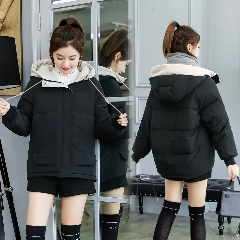 2025 NEW Women's Winter Jacket Cotton Padded Short Coat Ladies Students Long Sved Hooded Warm Outwear
2025 NEW Women's Winter Jacket Cotton Padded Short Coat Ladies Students Long Sved Hooded Warm Outwear