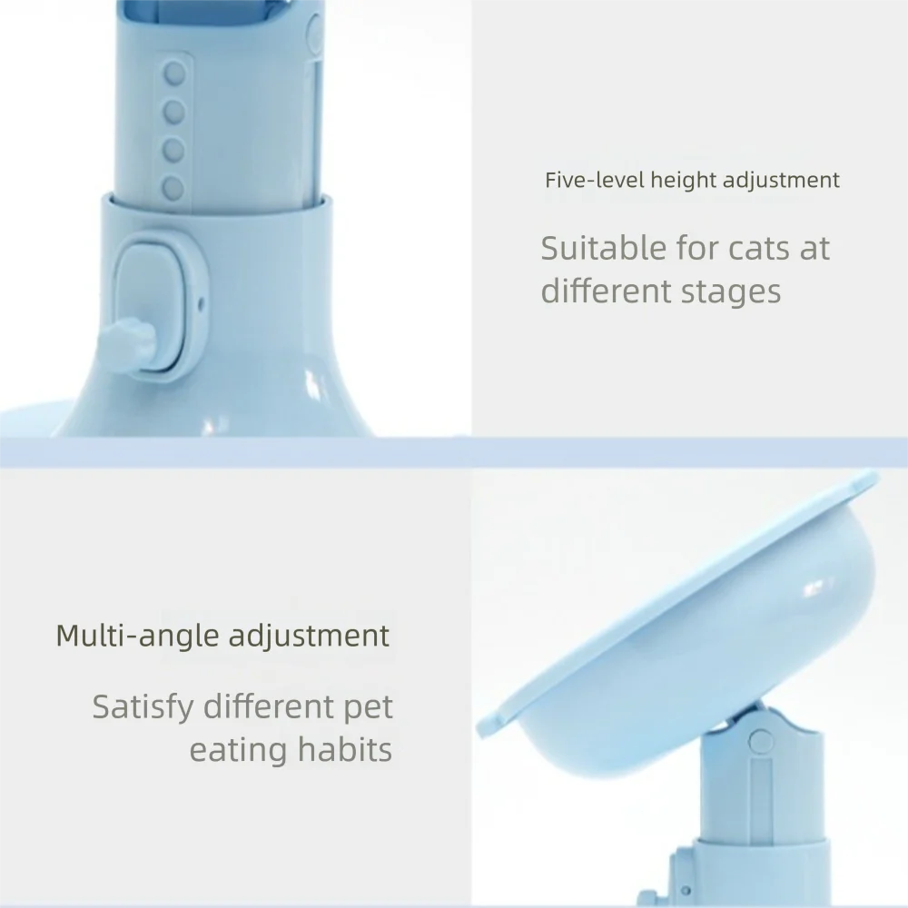 Height Adjustable Raised Cat Bowl Neck Protection High Footed Dog Feeding Bowl with Stand Round Cat Food Plate for Pet
Height Adjustable Raised Cat Bowl Neck Protection High Footed Dog Feeding Bowl with Stand Round Cat Food Plate for Pet