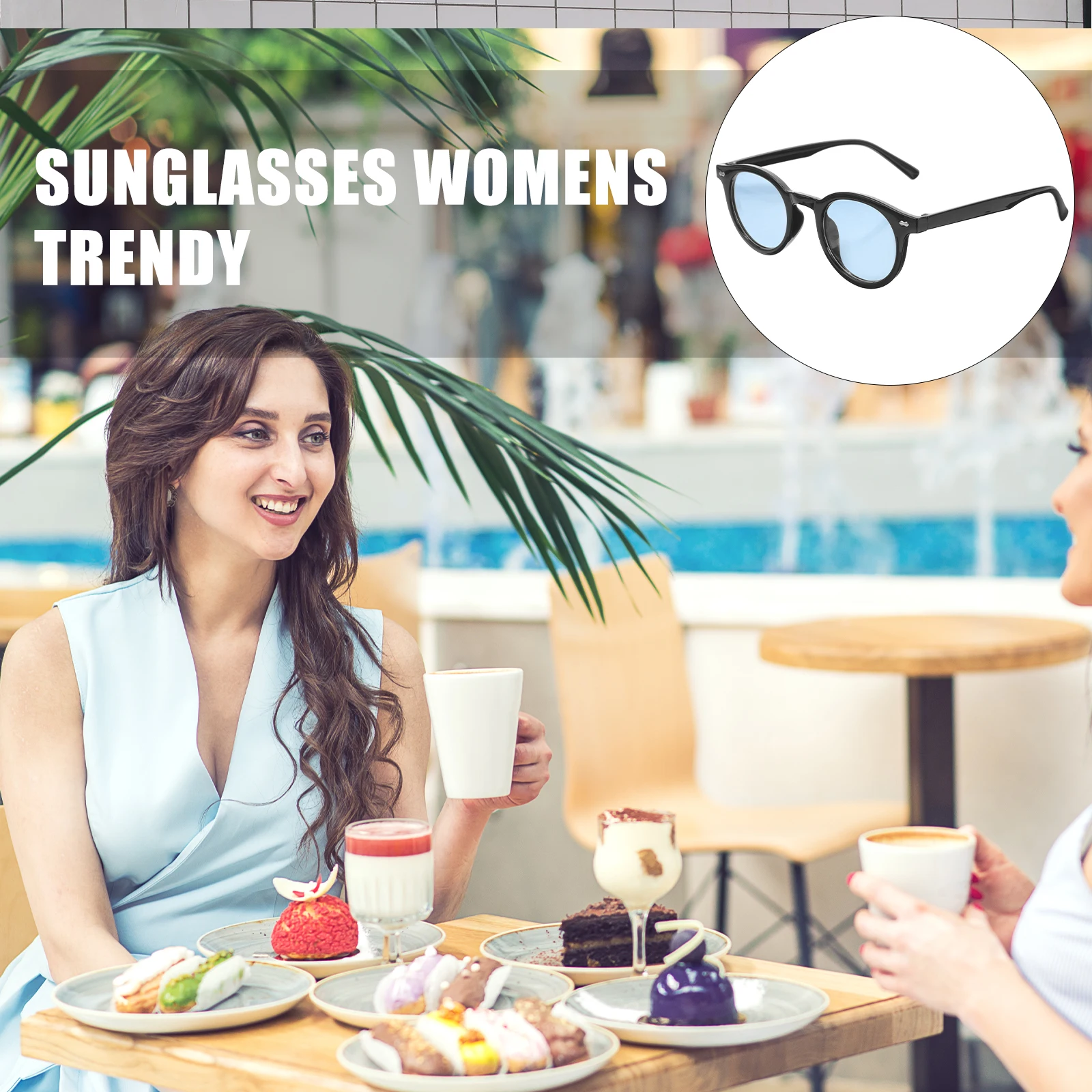 Round Frame Sunglasses Black Blue Outdoor Cycling Fashion UV400 Protection Lightweight Polarized Lenses Women Men Summer Trendy
Round Frame Sunglasses Black Blue Outdoor Cycling Fashion UV400 Protection Lightweight Polarized Lenses Women Men Summer Trendy