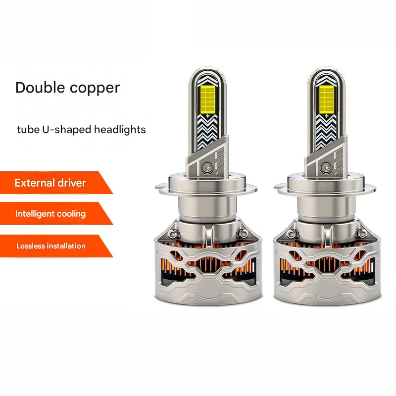 240W Bluetooth APP LED Car Headlight Bulbs Dual Copper Tube Tri-Color Flash Strobe Adjustable Brightness Super Bright Auto Lamp
240W Bluetooth APP LED Car Headlight Bulbs Dual Copper Tube Tri-Color Flash Strobe Adjustable Brightness Super Bright Auto Lamp